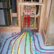 Blue board and tubing in a Carmel Valley residence